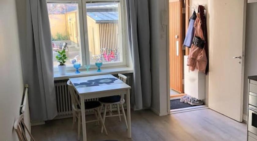 Modern city studio with own patio