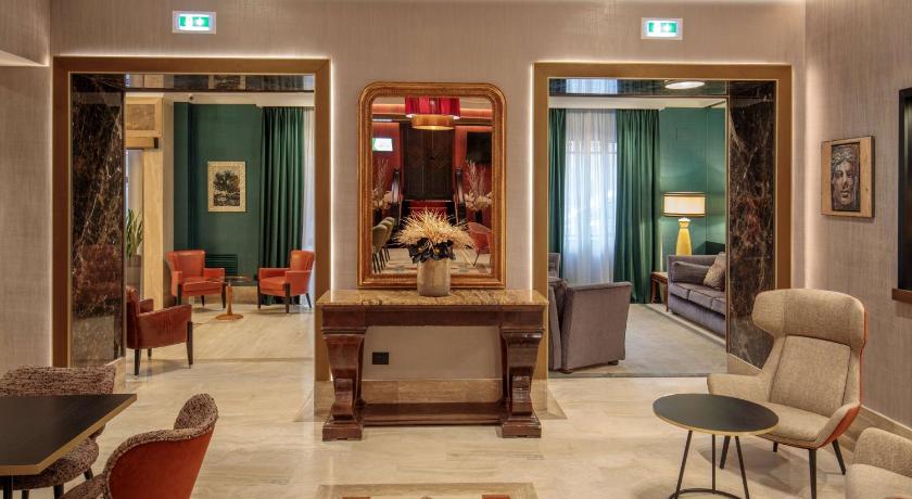 罗马 Hotel Diana Roof Garden 4星级 酒店 大堂