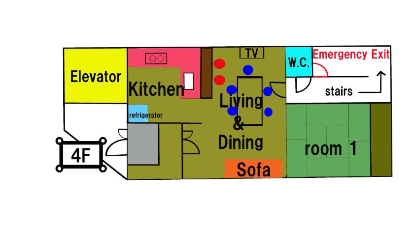 大阪 Penthouse 4つ星 宿泊施設 スイート