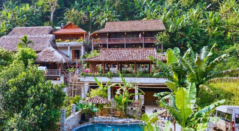 バベ Ba Be Jungle Houses 4つ星 ホテル レストラン