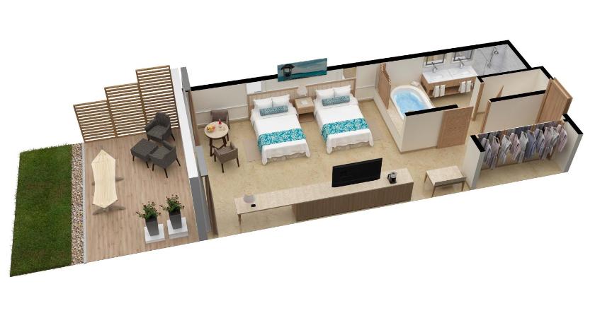Image de Suite Supérieure Walk Out avec Vue sur l'Océan - Gratuit pour les Enfants (Superior Walk Out Suite Ocean View - Kids and Teens Free) 8