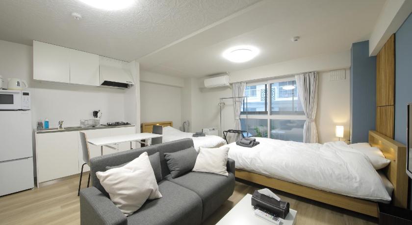 札幌 マンションカトレア - 清潔で快適 家具や設備充実のリノベステイ 3星级 住宿 泳池