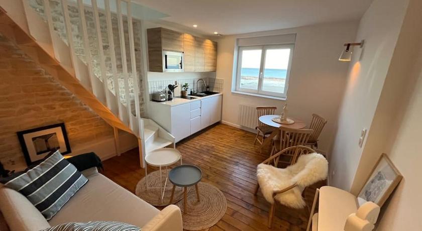 圣奥班滨海圣奥班 L'Horizon - Duplex - 2 chambres - Vue mer 3星级 单人房 客房