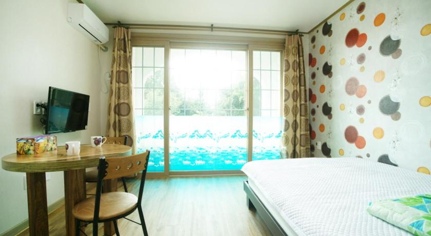 济州 Sanbangsan Hot Spring Pension 3星级 民宿 套房