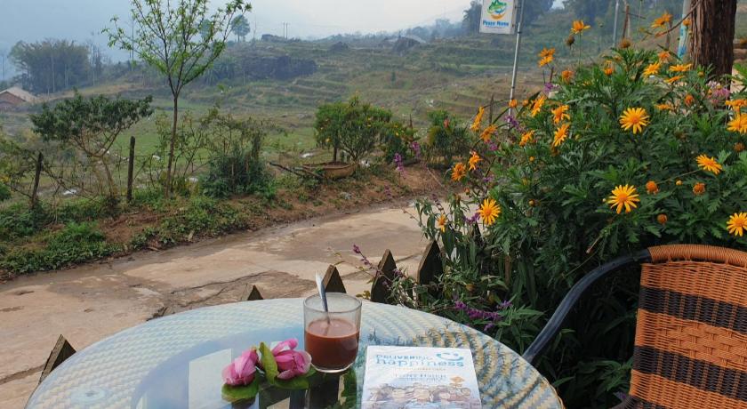 サパ Peace Home 4つ星 ゲストハウス プール