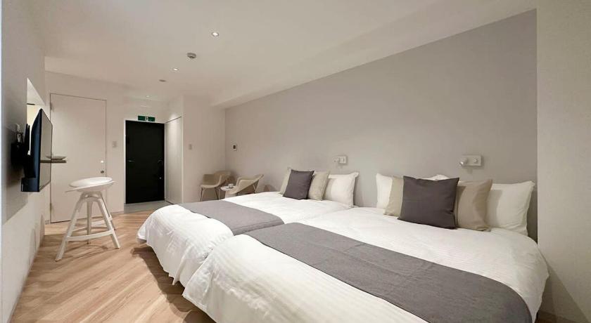 히로시마 b hotel Rijodori - Cozy Studio in City Center, Breakfast Included 숙소 객실
