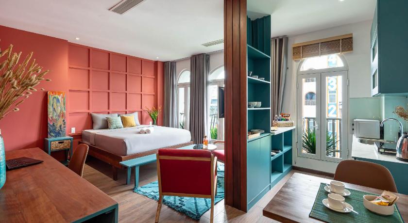 ホーチミン Mersey Central Saigon Apart'Hotel 4つ星 ホテル スイート