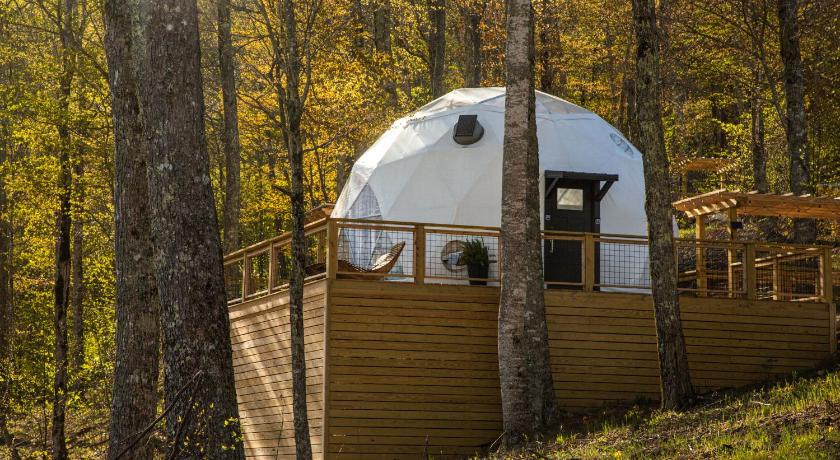 마스 힐 (NC) Tranquility Luxe Dome - Hot Tub & Luxury Amenities 숙소 객실