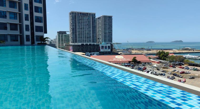 亚庇 JQ Central Penthouse by Miraton Homestay 4星级 民宿 大堂