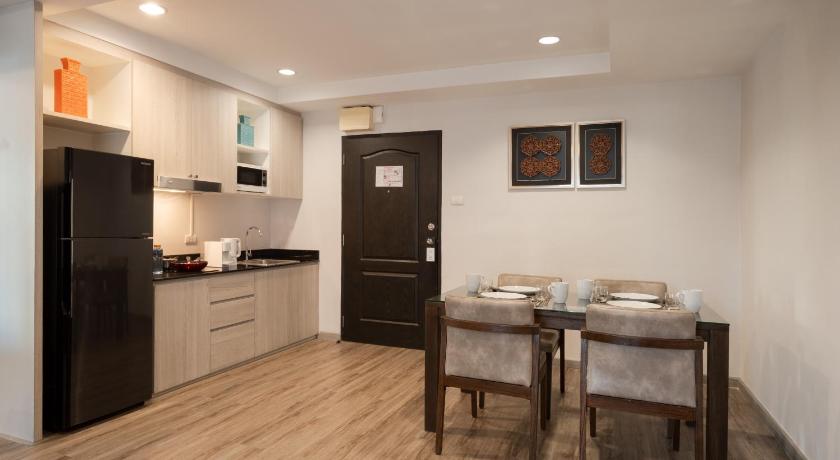 バンコク Aspira Residence Ruamrudee 3つ星 ホテル レストラン