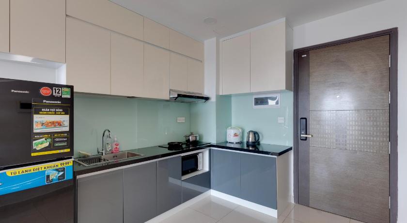 ホーチミン Smile Home - SOHO Apartment balcony - Modern comfortable 4つ星 ホテル ロビー