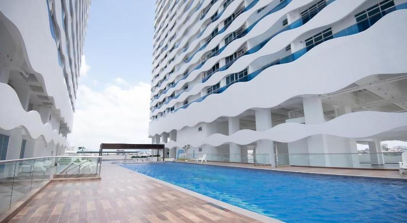 マラッカ The Wave 2BR 4 Pax B10 - SmartTV/NetFlix/WIFI 3つ星 ゲストハウス 外観