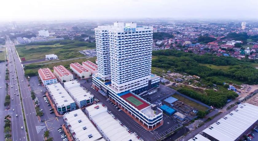 マラッカ The Wave 2BR 4 Pax B10 - SmartTV/NetFlix/WIFI 3つ星 ゲストハウス 眺望