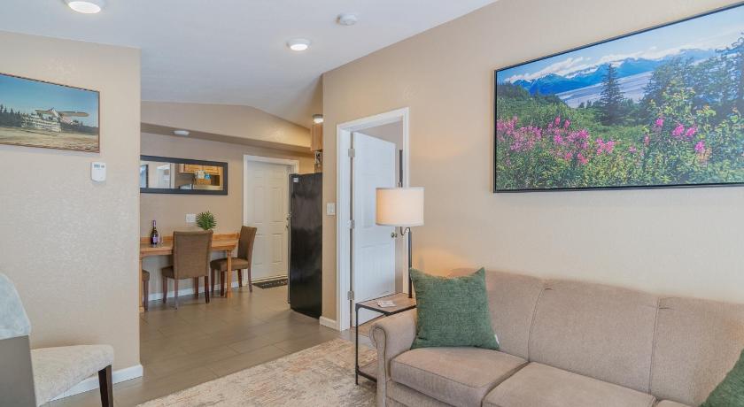 フェアバンクス The Chena River House River Suite 4つ星 宿泊施設 眺望