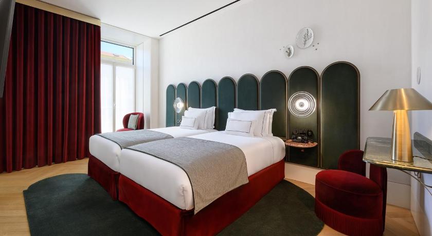 리스본 Montebelo Vista Alegre Lisboa Chiado Hotel 5성급 호텔 로비