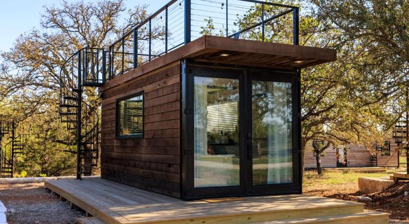 Fredericksburg New The Texas Retreat-Container Home 2-Star Accommodation lobby