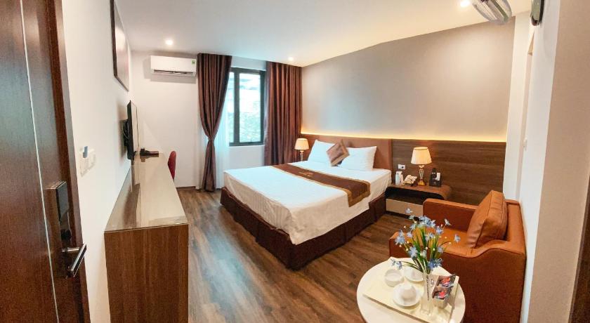 ハノイ Luxtel Hotel Ngoại Giao Đoàn 3つ星 ホテル レストラン