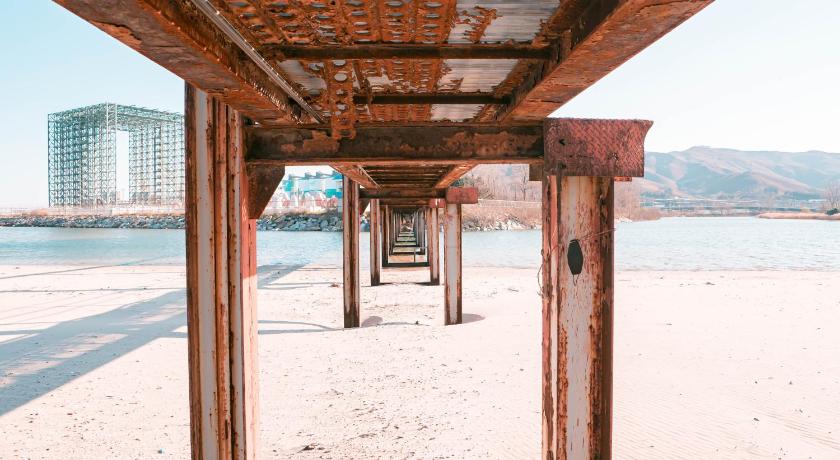 江陵 Gangreung Hostel 2つ星 ゲストハウス 眺望