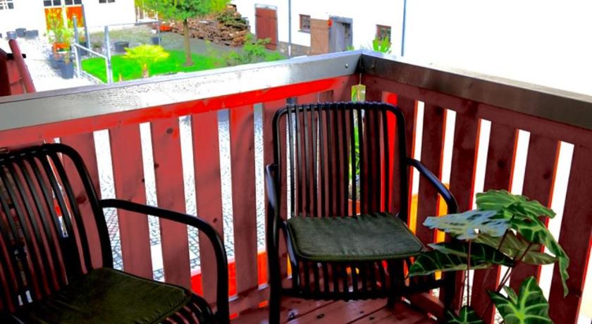 エギング・アム・ゼー Galeriewohnung Vierseithof 3つ星 シングルルーム レストラン