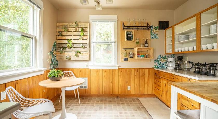 시애틀 (WA) Charming Room in Capitol Hill - Foxglove Inn Rm 3 2성급 숙소 레스토랑