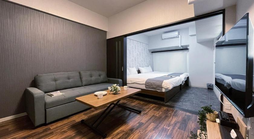 広島 Casaen by b hotel - Modern 1Br Apt near Hondori District for 6ppl 3つ星 宿泊施設 スイート