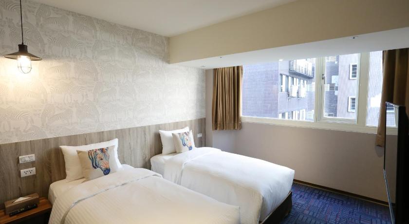 タイペイ Ark Hotel-Changan Fuxing 3つ星 ホテル 眺望