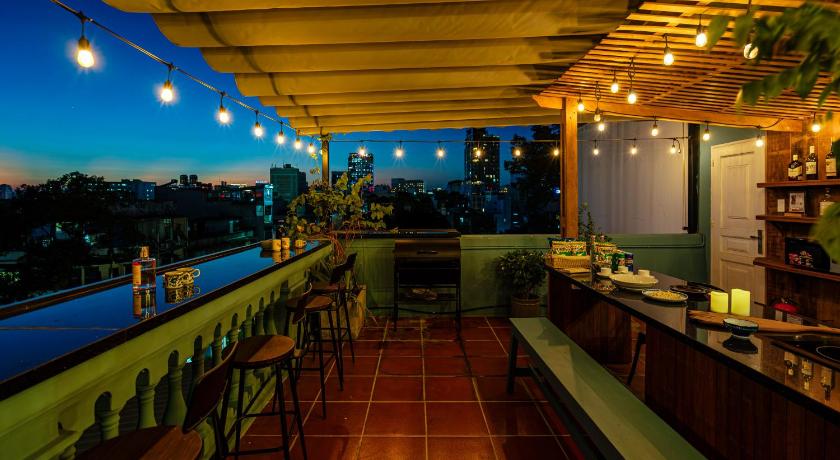 ホーチミン Mersey Central Saigon Apart'Hotel 4つ星 ホテル レストラン