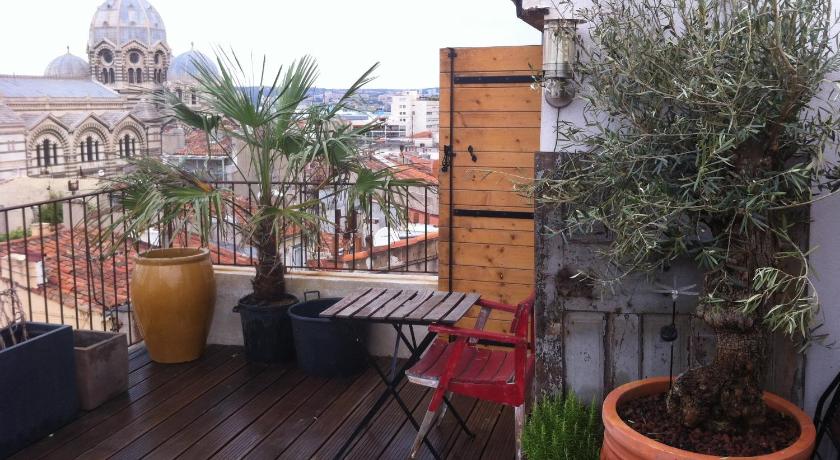Balcony/terrace, Adoramaar- le loft in Marseille