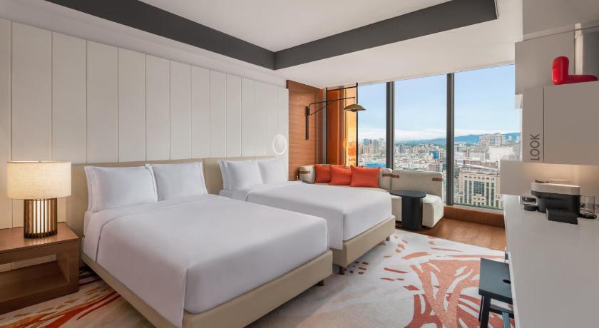 ワンダフルルーム　ゲストルーム　ダブルベッド2台付　シティビュー (Wonderful Room, Guest room, 2 Double, City view)の画像 0