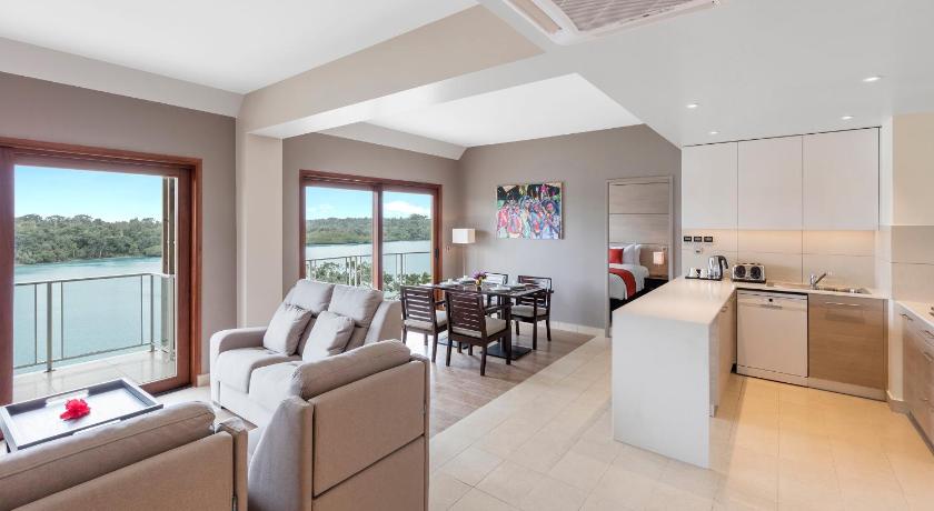 Image of 2 King Beds or 1 King and 2 Single Beds, 2-Bedroom Apartment, Lagoon View, NSMK 7