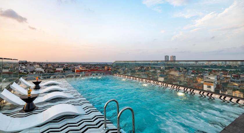 ハノイ CLASSYC Hotel 5つ星 ホテル 眺望