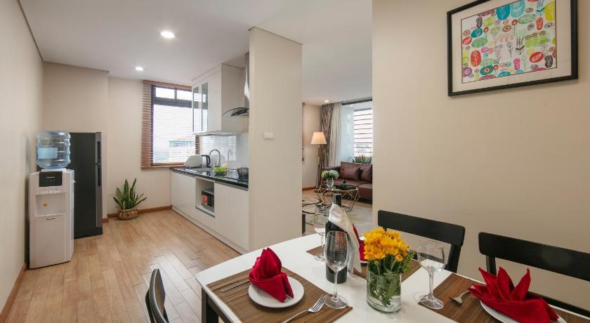 ハノイ HB Serviced Apartment - 121B Quan Hoa 2つ星 ホテル ロビー