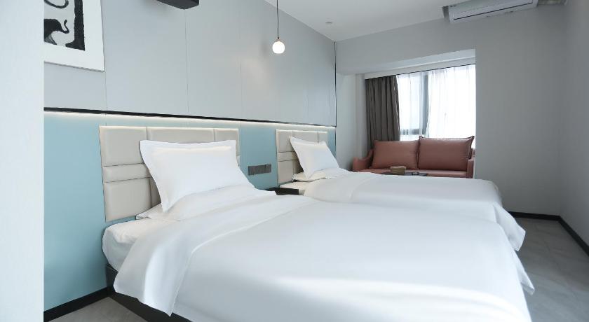 우루무치 云泊青年酒店乌鲁木齐高铁站店 Yunbo Youth Hostel Ürümqi (云泊青年酒店乌鲁木齐高铁站店 Yunbo Youth Hostel Urumqi) 호텔 레스토랑