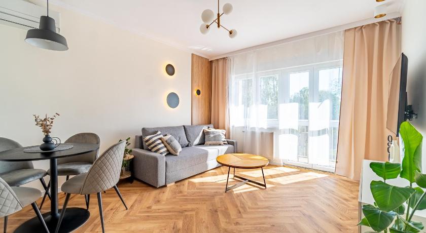 켄치에르진-코즐레 Apartament Radosny, Klimatyzacja, PW INVEST HOME 4성급 싱글룸 객실