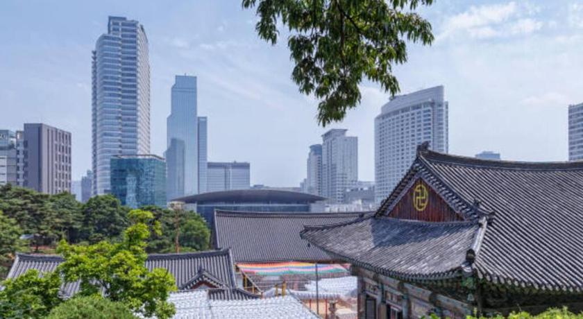 ソウル Relaxing in Downtown 4つ星 シングルルーム 眺望