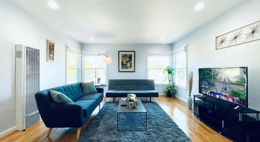 샌프란시스코 (CA) 804- SanMateo Comfortable 2BR Home WiFI and free Parking 1성급 숙소 스위트룸