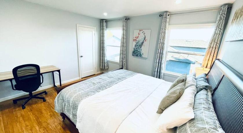 샌프란시스코 (CA) 804- SanMateo Comfortable 2BR Home WiFI and free Parking 1성급 숙소 레스토랑