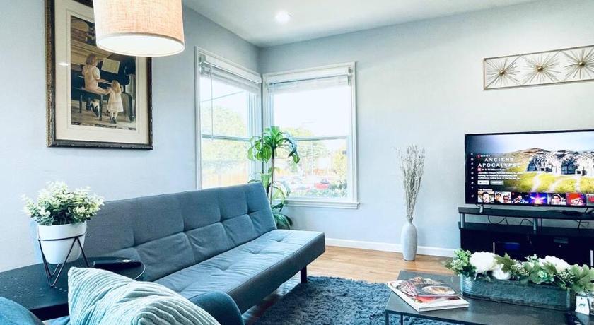 샌프란시스코 (CA) 804- SanMateo Comfortable 2BR Home WiFI and free Parking 1성급 숙소 스위트룸