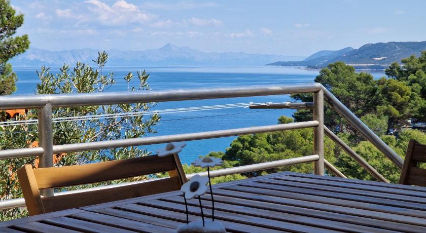 Apartments Vitarnja Hills beautiful terrace sea view with near turquoise beach