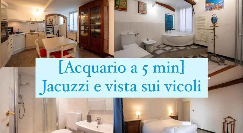 Acquario a 5 min - Jacuzzi e vista sui vicoli