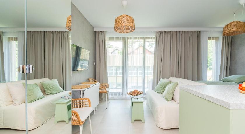 APARTAMENTY MIERZEJA - STEGNA PARK STUDIO, 500 m od plazy, bezplatny meleks