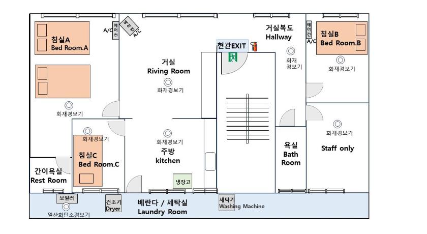 서울 서울 하우스 잠실 (SeoulhouseJamsil,풀옵션,신규오픈,3룸,2화장실,넓은거실,4인쇼파,8인식탁,잠실,롯데월) 3성급 싱글룸 스위트룸