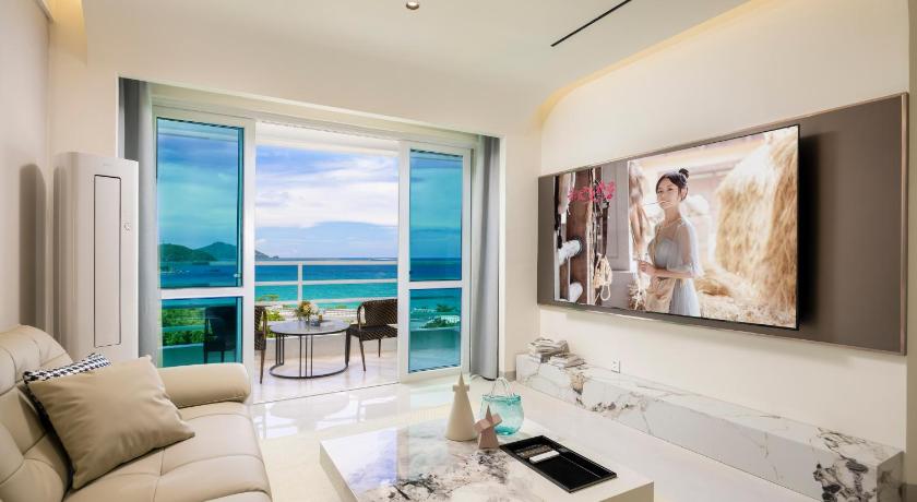 싼야 Sanya Sun Seaview Apartment 2성급 게스트하우스 전망