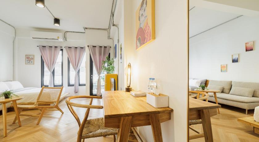 방콕 Wabisabi Bangkok 3 MIN To Train Station 5성급 호텔 로비