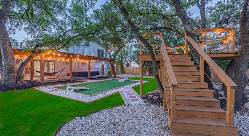 샌안토니오 (TX) Luxurious home with Hot tub & Tree Deck by 6Flags 5성급 숙소 레스토랑