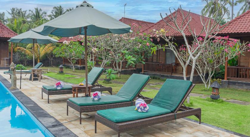 巴厘 Rijet Villa Beach & Restaurant 酒店 客房