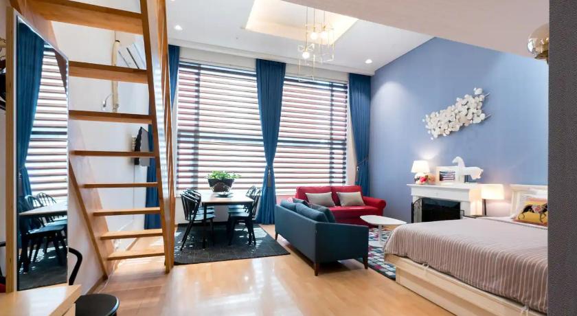 ソウル Oasis Hongdae City View 4つ星 ホテル ロビー