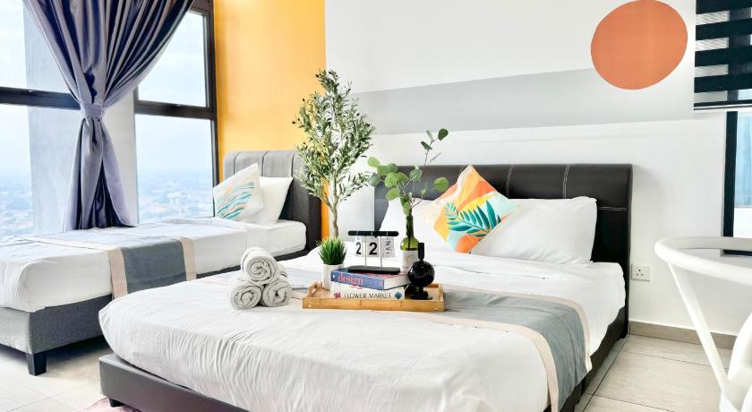 马六甲 Atlantis Residence l 6-12 pax l Luxury 2-3 BR l Jonker St l City Centre by Jay Stay Management 4星级 民宿 大堂