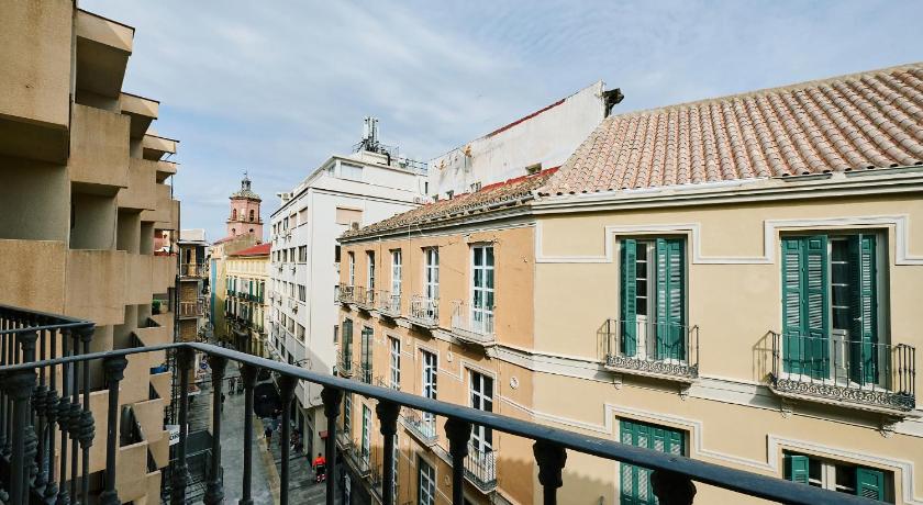 Uitzicht TOC Hostel Málaga