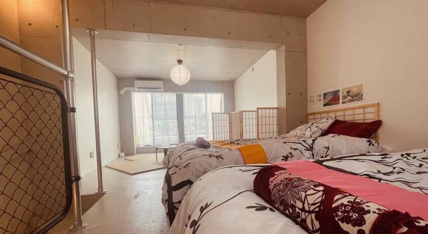 东京 ShibuyaYoyogi Shinjuku 8psn 70sqm New Apartment Maisonette 4星级 住宿 景观